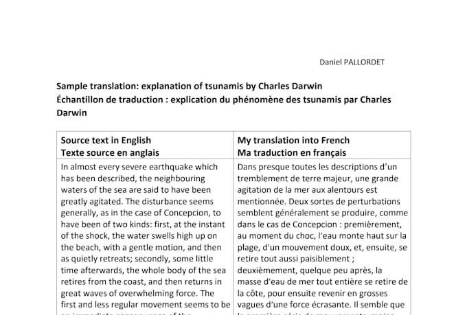 translate between english and french either way